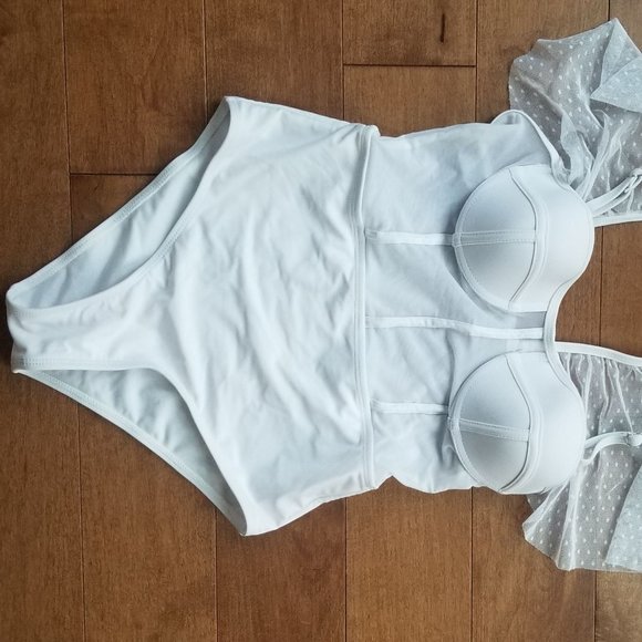 White Bathing suit - NEW - Picture 2 of 2
